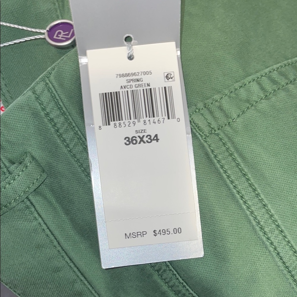 Ralph Lauren Purple Label Green Chinos Casual Style